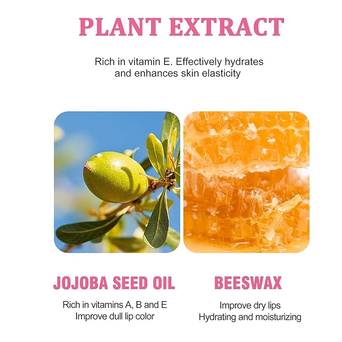 2 In 1 Lip Care Set - Lip Sleep Mask & Lip Scrub - Lip Wrinkles Improve - Cracked Lip Lipstick & Moisturizing Cream - Night Exfoliation Improve Dry and Peeling Lips - Suitable for All Skin Lip Primer-GlimoraGlow