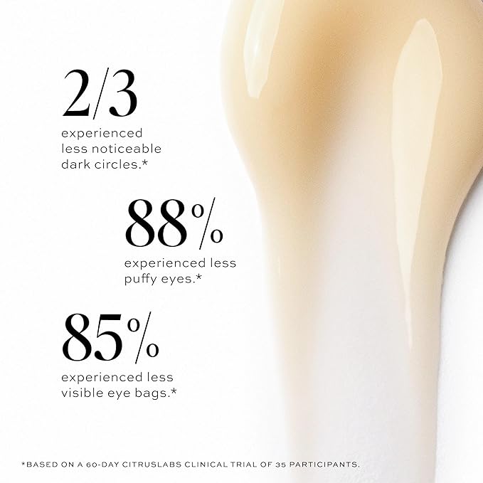 DIME Beauty Luminosity Eye Serum, Eye Cream for Dark Circles and Puffiness, Caffeine Eye Cream, Puffy Eyes Treatment, 0.5 oz / 15 mL-GlimoraGlow