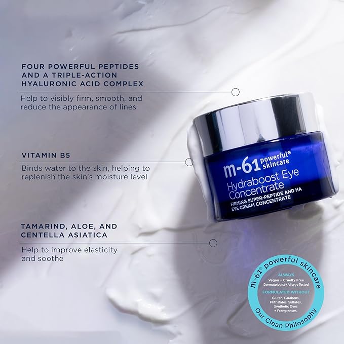 m-61 Hydraboost Eye Concentrate - 48 hour hydrating, firming and smoothing eye concentrate with hyaluronic, vitamin B5 & tamarind-GlimoraGlow
