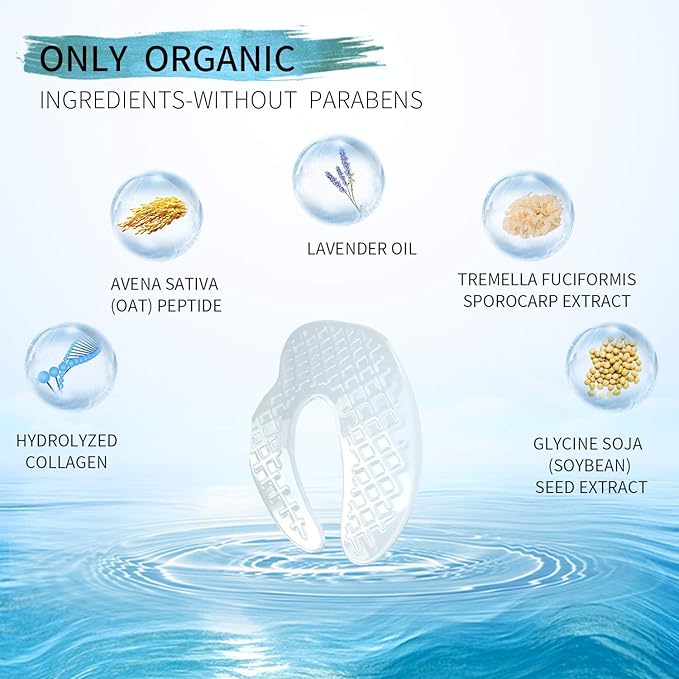 Hydro Collagen Eye Mask Crystal Eye Patches Anti-Aging Under eye Pads Natural Eye Treatment for Wrinkles Dark Circles Bags Moisturize Puff Eye Spa-16 Pairs-GlimoraGlow