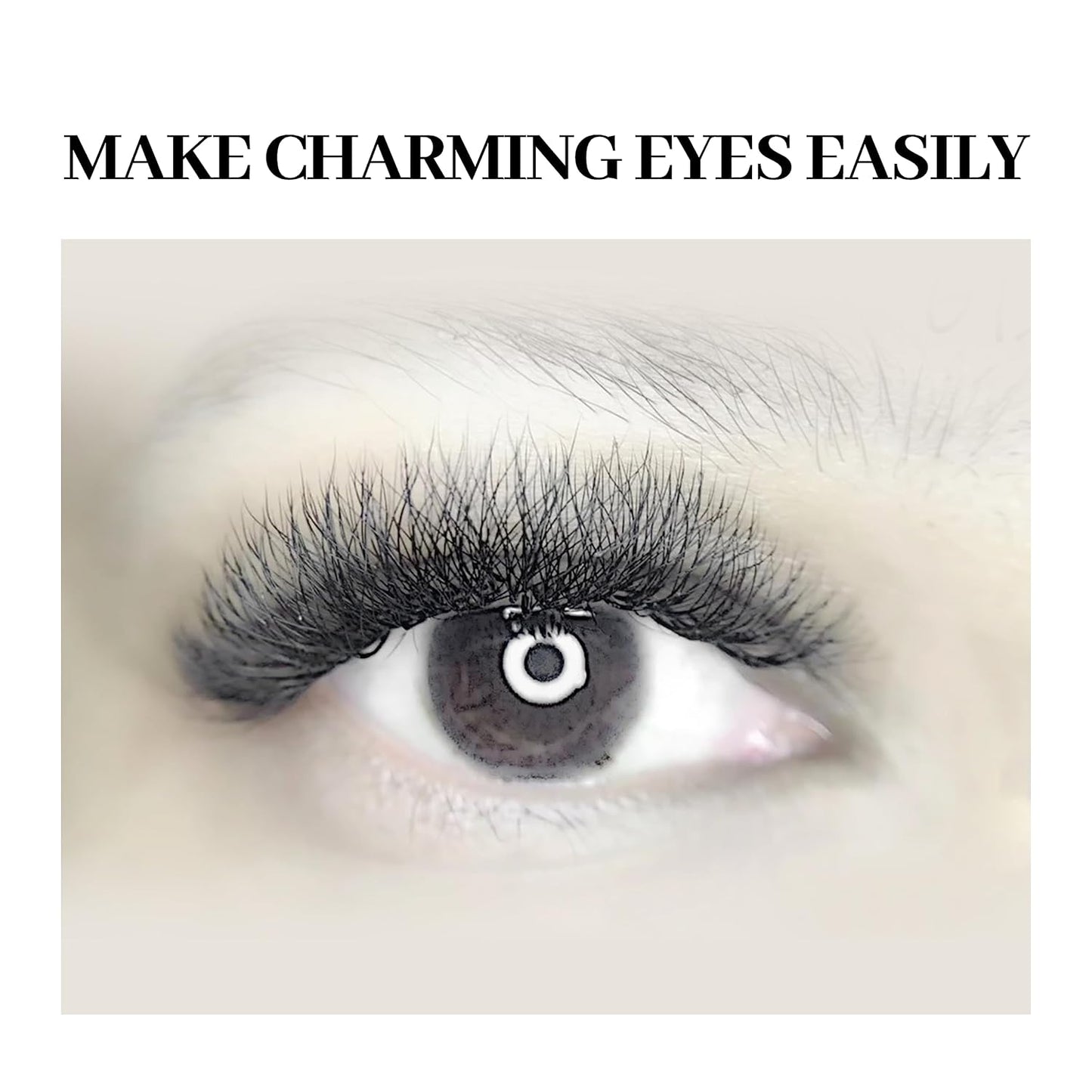 W Eyelash Extension 6D Volume Premade Fans 0.07 D Curl 8-15mm mix W Lashes Matte Black Lash Extensions Easy Fans W Shape Eyelash yy Eye Lashes(6D-0.07D-8-15mm Mix)-GlimoraGlow