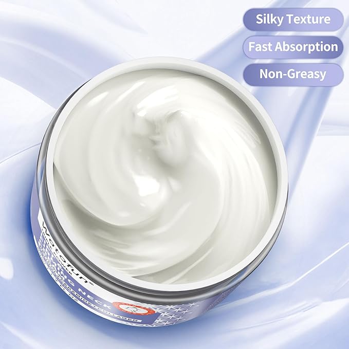 Neck Creams for Tightening and Firming - Anti Wrinkle & Treatment with Retinol Peptides, Ceramide - Overnight Moisturizer for All Skin Types - Sensitive Safe-GlimoraGlow