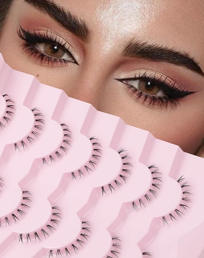Bottom Lashes Bottom Eyelashes False Lower Lashes Fake Bottom Eyelashes 7 Pairs Bottom-3-GlimoraGlow