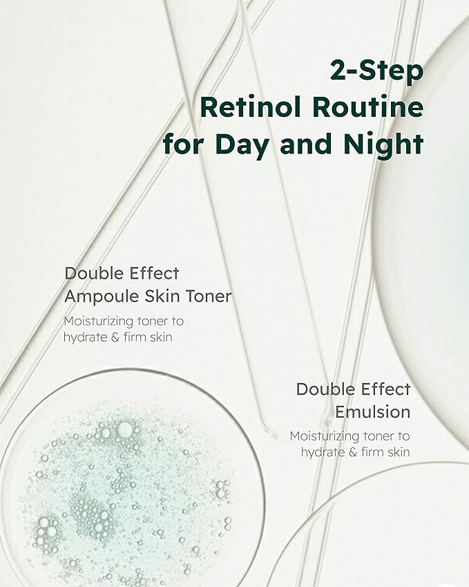 ISA KNOX AGE FOCUS PRIME Double Effect Emulsion by LG Beauty, PRIME Wrinkle For All Serum & PRIME Eye For All Cream - Korean Skin Care, Daytime Retinol (177 ml/5.99 fl oz)-GlimoraGlow