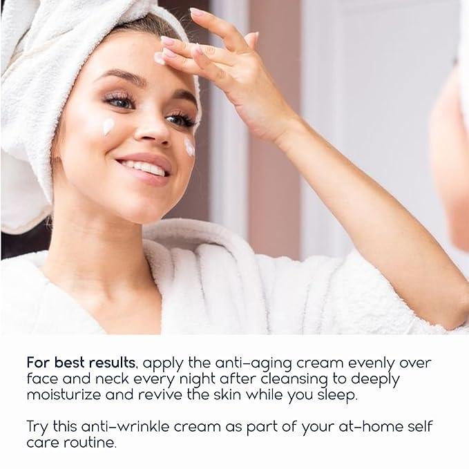 Instant Face Lift Cream, Face Cream for Older Women 60 Plus - Wrinkle Cream for Face Deep Wrinkles - Face Moisturizer for Women Dry Skin | Night Cream Anti Aging - 1.69 Fl Oz-GlimoraGlow