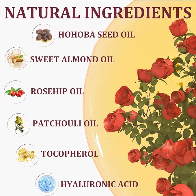 Magic Body Firming Oil, Luxury Body Oil for Crepe Skin, Tightening & Hydrating Body Oil After Shower with Vitamin E and Rosehip, Non-Greasy Body Serum Oil for Thighs, Arms, Chest, 100ML / 3.38 Fl Oz-GlimoraGlow