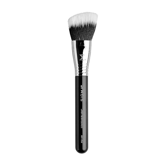 Sigma Beauty F53 Air Contour and Blush Brush – Angled Makeup Brush for Blush & Bronzer, Perfect for Sheer to Medium Coverage, Professional, Streak-Free Application (1 Brush)-GlimoraGlow