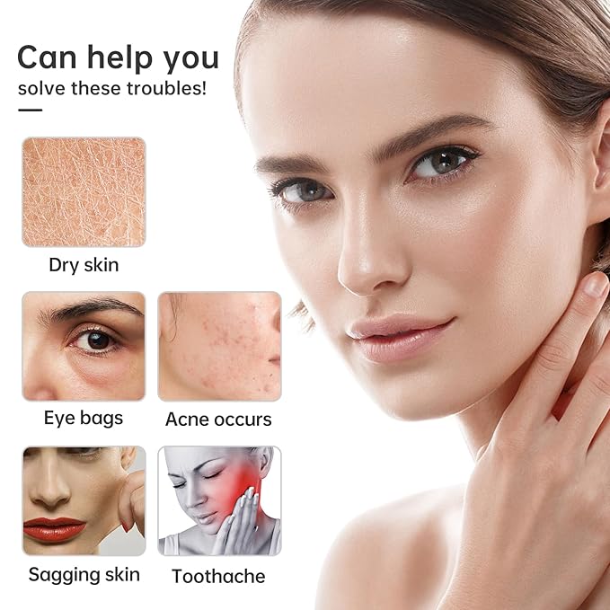 Upgraded Ice Facial Roller for Face and Eye Beauty, Gua Sha Massage, Silicone Ice Mold-GlimoraGlow