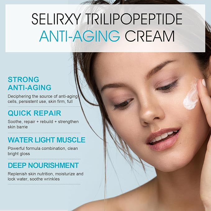 Nodfens Triple Lipid Peptide Cream for Anti-Aging - Restores & Repairs Mature Skin for Radiant, Smooth Complexion - Advanced Strength Recovery Face Moisturizer Cream-GlimoraGlow