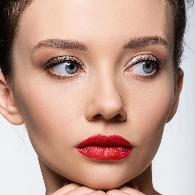 Natural Lashes 7MM Extra Short Eyelashes Natural Cat Eye Lashes 10 Pair False Eyelashes Wispy Eye Lashes Pack C Curl Strip Lashes 3D Volume Short Lashes Siligli Eyelashes-GlimoraGlow