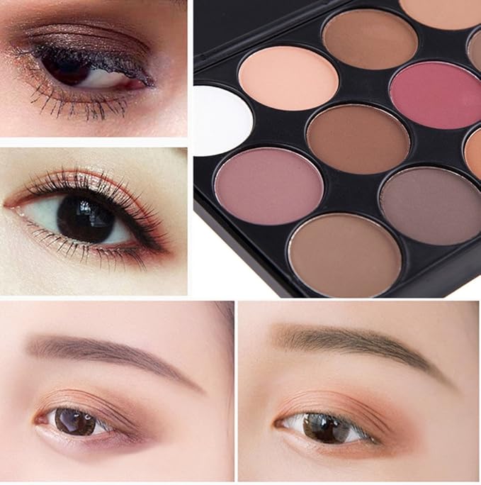 15 Colors Eyeshadow Makeup Palette Cosmetic Contouring Kit - Perfect for Professional and Daily Use-GlimoraGlow