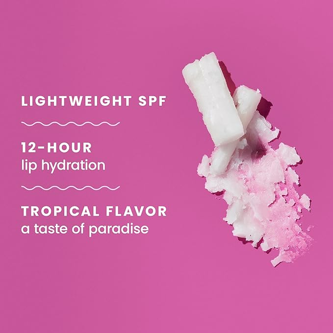 Hawaiian Tropic Tropical Lip Balm SPF 30, 0.14oz | Lip Sunscreen, Lip SPF 30, Lip Sunblock, Oxybenzone Free Sunscreen, Travel Size Sunscreen, Mini Sunscreen, 0.14oz (Pack of 10)-GlimoraGlow