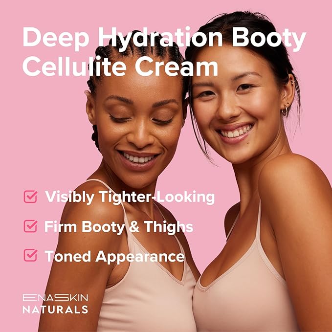 Enaskin Naturals Anti Cellulite Cream: Skin Firming and Tightening Lotion for Booty, Legs & Belly - Lifting Body Mask for Women Loose Skin, Lift & Firm Moisturizing Bum Bum Care-GlimoraGlow