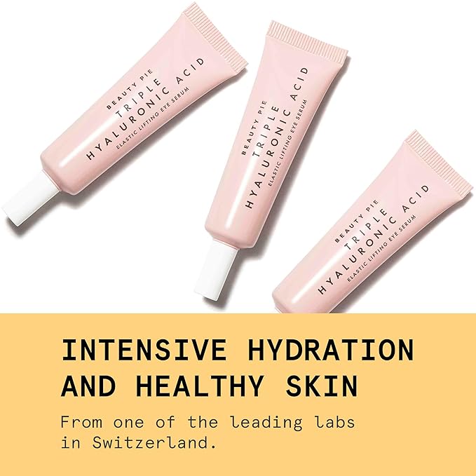 Beauty Pie Triple Hyaluronic Acid Elastic Lifting Eye Serum 15ml – Firming & Brightening Treatment for Dark Circles, Puffiness & Fine Lines – Lightweight, Fragrance-Free Eye Serum-GlimoraGlow