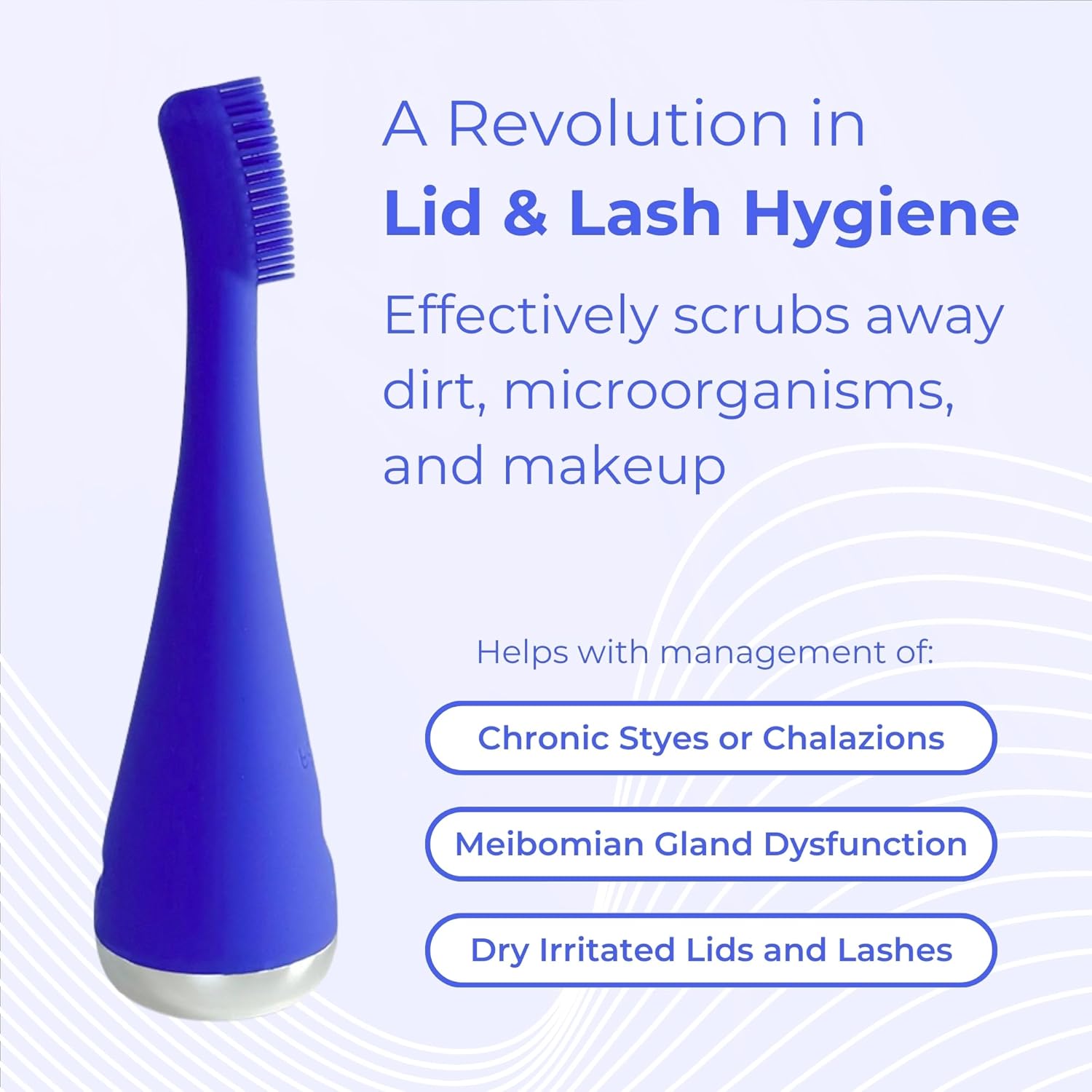 Lid & Lash Cleanser + Electric Eyelid Brush Bundle | Daily Eyelid and Lash Hygiene Kit for Dry Eyes, Demodex, Blepharitis, Makeup Removal-GlimoraGlow