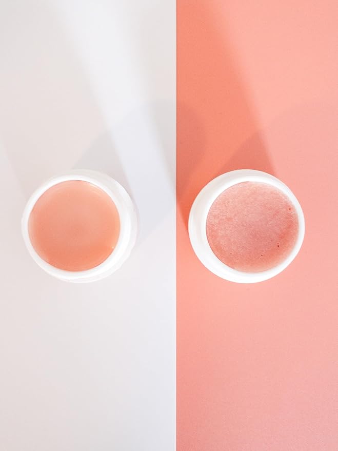 100% Natural Lip Balm and Lip Scrub Duo - Intensive Lip Care Therapy for Dry and Chapped Lips - Made with Cranberry Butter - 100% Vegan-GlimoraGlow