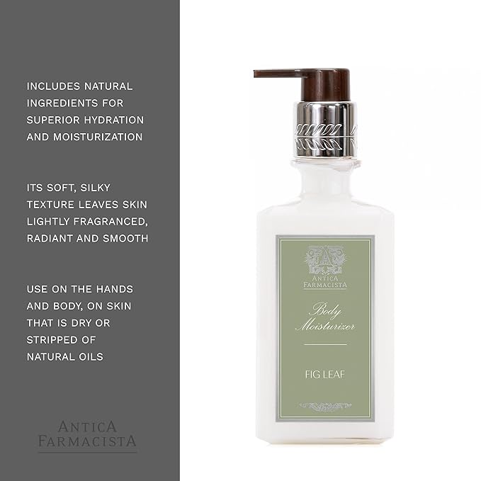 Antica Farmacista Body Moisturizer - Moisturizing Scented Lotion - Premium Body Moisturizer - Luxury Gift for Women & Men - Hand & Skin Hydration - Fig Leaf, 10 Fl Oz-GlimoraGlow