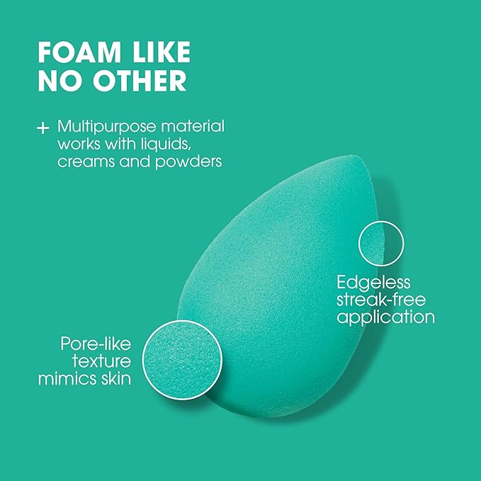 Beautyblender® | Chill Blender Makeup Sponge | Blend Liquid Foundations, Powders and Creams | Streak Free Application | Vegan, Cruelty Free | Made in USA-GlimoraGlow