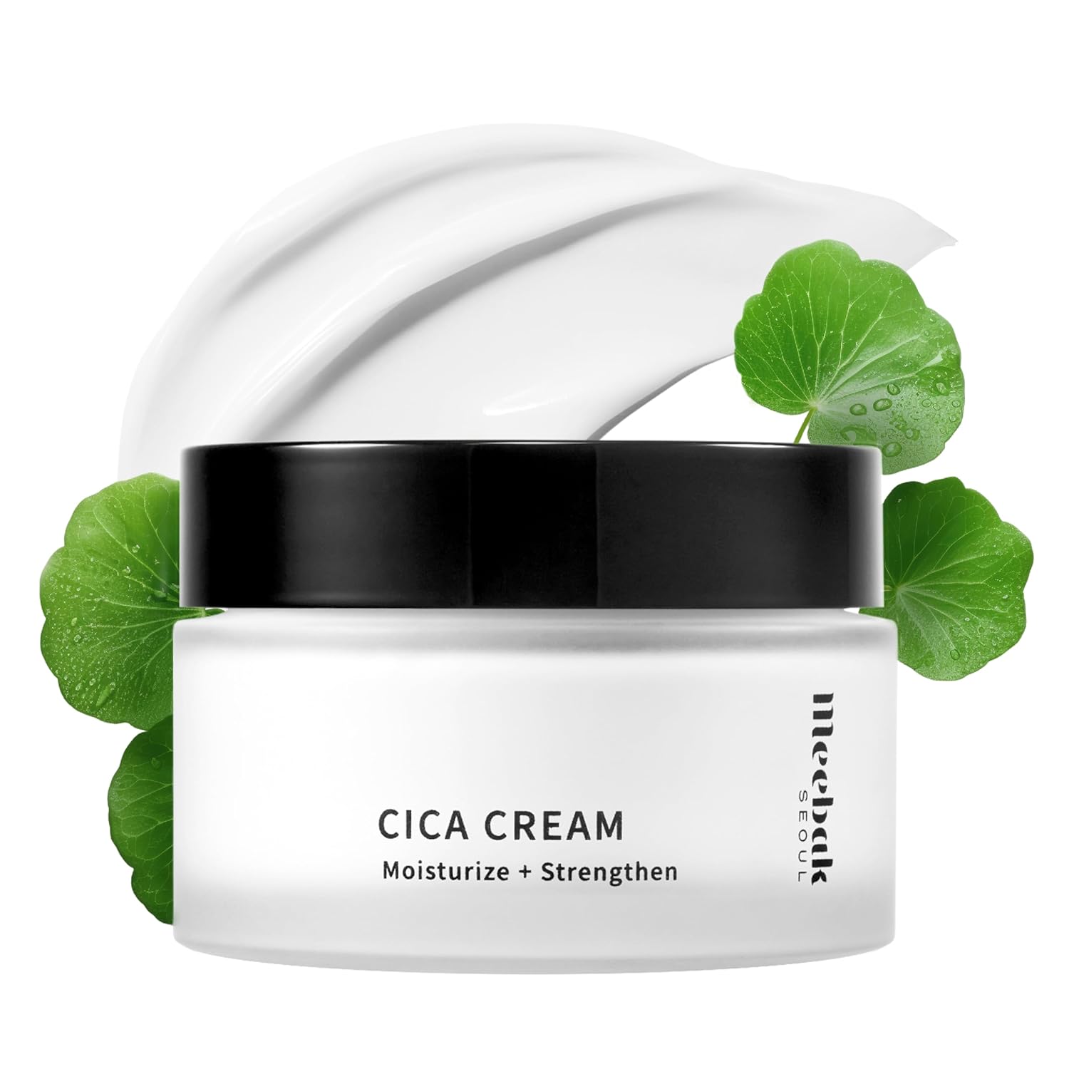 Meebak Cica Cream | Daily Repair Moisturizer with Niacinamide, Ceramide, & Retinol | Deep Hydration & Soothing | Locks in Moisture | Suitable for Sensitive Skin-GlimoraGlow