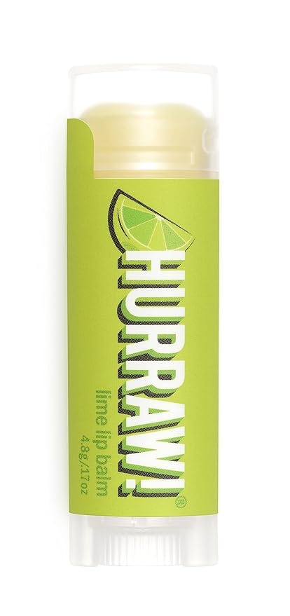 Hurraw! Lime Lip Balm: Organic, Certified Vegan, Cruelty and Gluten Free. Non-GMO, 100% Natural Ingredients. Bee, Shea, Soy and Palm Free. Made in USA-GlimoraGlow