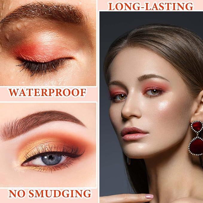 12 Color Naked Eyeshadow Palette,Matte Earth Color Eyeshadow,Natural Nude Eyeshadow Palette,Professional Waterproof and Smudge Proof Eye Shadow Palette Kit,Eye Makeup Set for Women（A）-GlimoraGlow