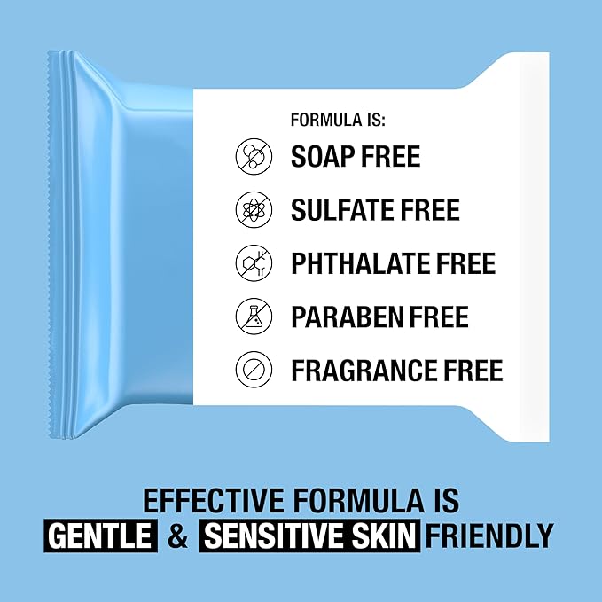 Neutrogena Fragrance-Free Makeup Remover Wipes, Daily Facial Cleanser Towelettes, Gently Removes Oil & Makeup, Alcohol-Free Makeup Wipes, 25 ct-GlimoraGlow
