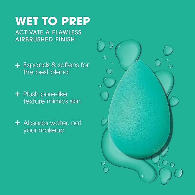 Beautyblender® | Chill Blender Makeup Sponge | Blend Liquid Foundations, Powders and Creams | Streak Free Application | Vegan, Cruelty Free | Made in USA-GlimoraGlow