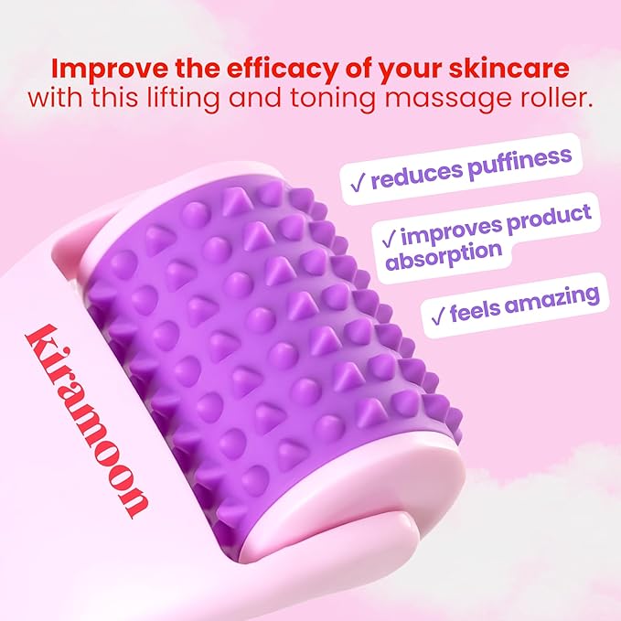 Reset Roller to Boost Skincare Absorption, Reduce Puffiness, Relax Jaw Muscles, and Promote Collagen. Anti-Aging and Relaxing Silicone, Gifts for Her-GlimoraGlow