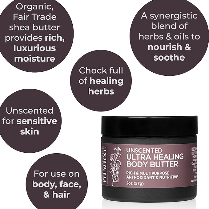 Ora's Amazing Herbal, Eczema Relief, Touchy Skin Salve, Ultra Healing Body Butter, Eczema Cream, Eczema Balm, Herbal Salve, Travel Size, 1oz each-GlimoraGlow