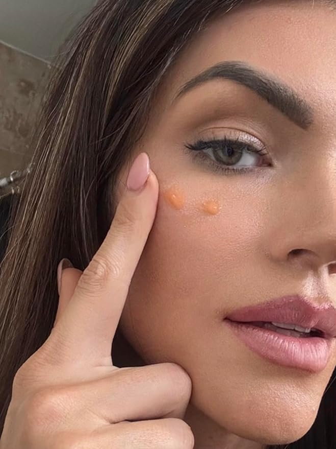 GLO24K Instant Wrinkle Filler for Face, XL Lifting Cream for Eye and Face, Lift and Tightening Non-Invasive with Hyaluronic Acid, 24k Gold, Peptides and Vitamins for Youthful Appearance, 1.2 fl oz-GlimoraGlow