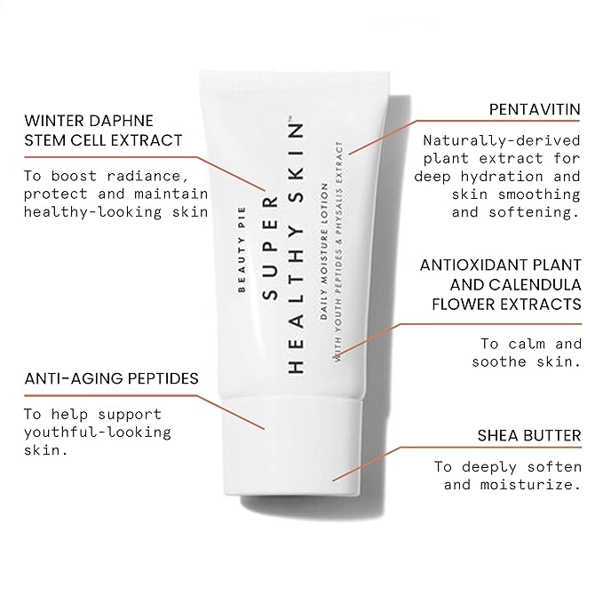 Super Healthy Skin Daily Moisture Lotion For Lightweight Smoothing, Softening & More Youthful-Looking Skin-GlimoraGlow