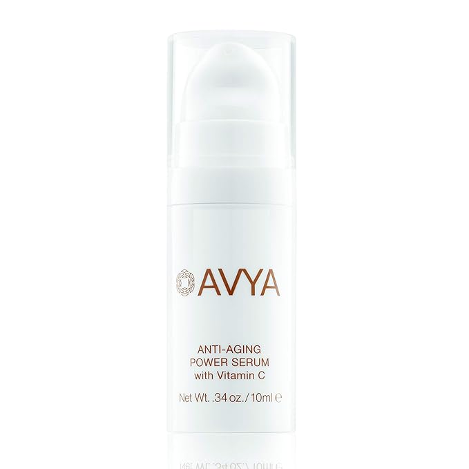 AVYA Anti-Aging Power Serum - Hyaluronic Acid Face Serum Plumps and Brightens Skin/Travel Size Retinol Treatment Reduces Fine Lines and Boosts Collagen for Smoother Skin / 0.34oz (10ml)-GlimoraGlow