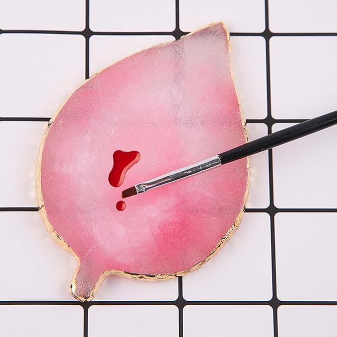 1 Piece Nail Art Palette Nail Polish Palette Mixing Palette Makeup Plate Nail Plates for Nail Art Nail Tip Holder Nail Art Display-GlimoraGlow