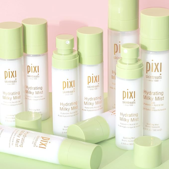 Pixi Beauty Milky Mist 2.70 Fl Oz | Hydrating Moisturizer for Dry Skin | Infused with Hyaluronic Acid-GlimoraGlow