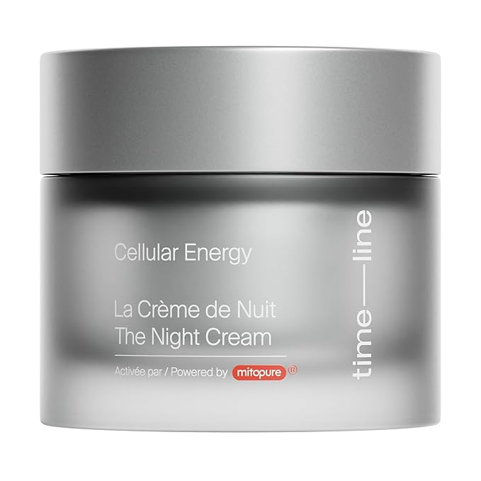 Timeline The Night Cream powered by Mitopure (Urolithin A) Helps skin regenerates overnight, clinically proven to boost skin hydration, significantly reduce wrinkles appearance. 1.69oz (50ml)-GlimoraGlow