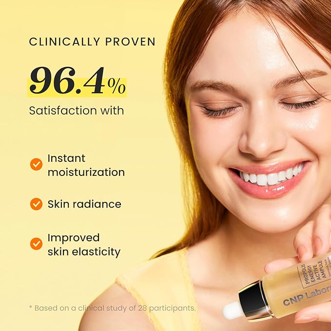 CNP Honey Glow Serum - Hyaluronic Acid & Propolis for Hydrating, Anti-Aging, Centella Soothing Serum, for Sensitive Skin, Korean Skin Care (0.5 fl. oz)-GlimoraGlow