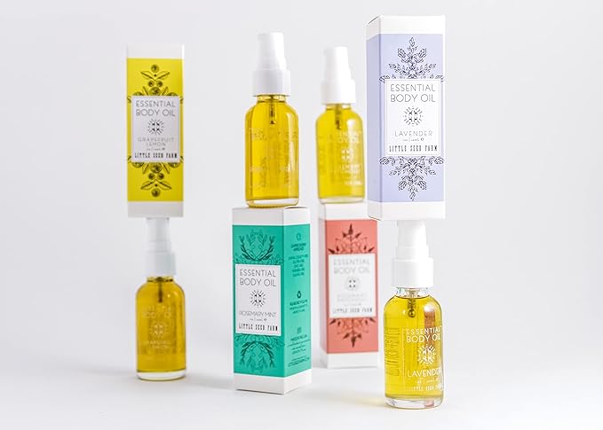 Little Seed Farm Essential Body Oil, Rosemary Mint, 4oz-GlimoraGlow