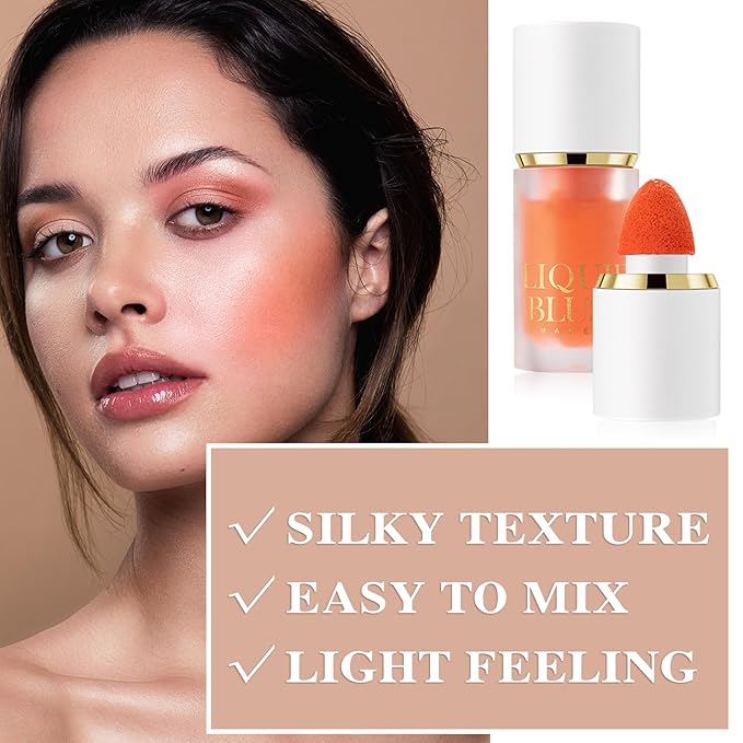 2 Colors Blush Stick,Multi-Use Cream Blush,Waterproofing Highly Pigmented Makeup Stick,Moisturizing Makeup Cream Set A4-GlimoraGlow