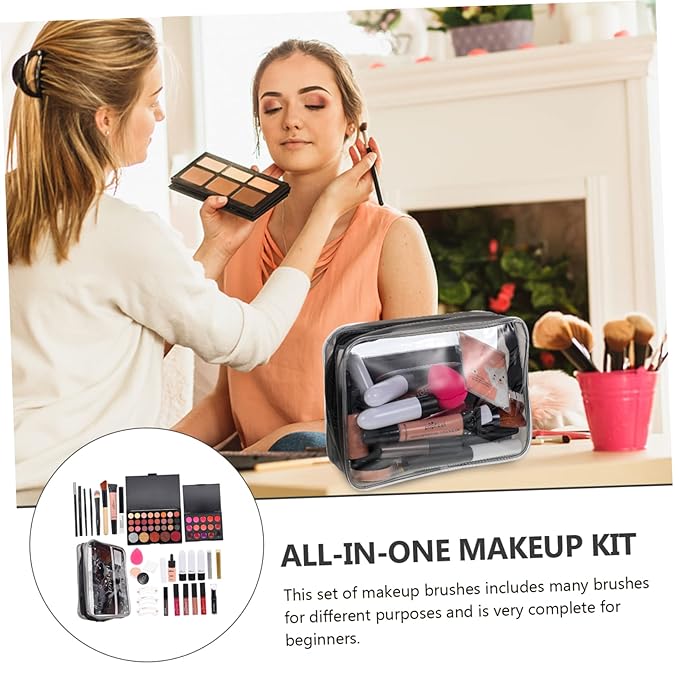 1 Set women's makeup set Eyebrow Pencil All-in-one Makeup Kit Makeup Multi- Makeup Kit Professional Foundation Cosmetics Supplies One-piece student mascara-GlimoraGlow