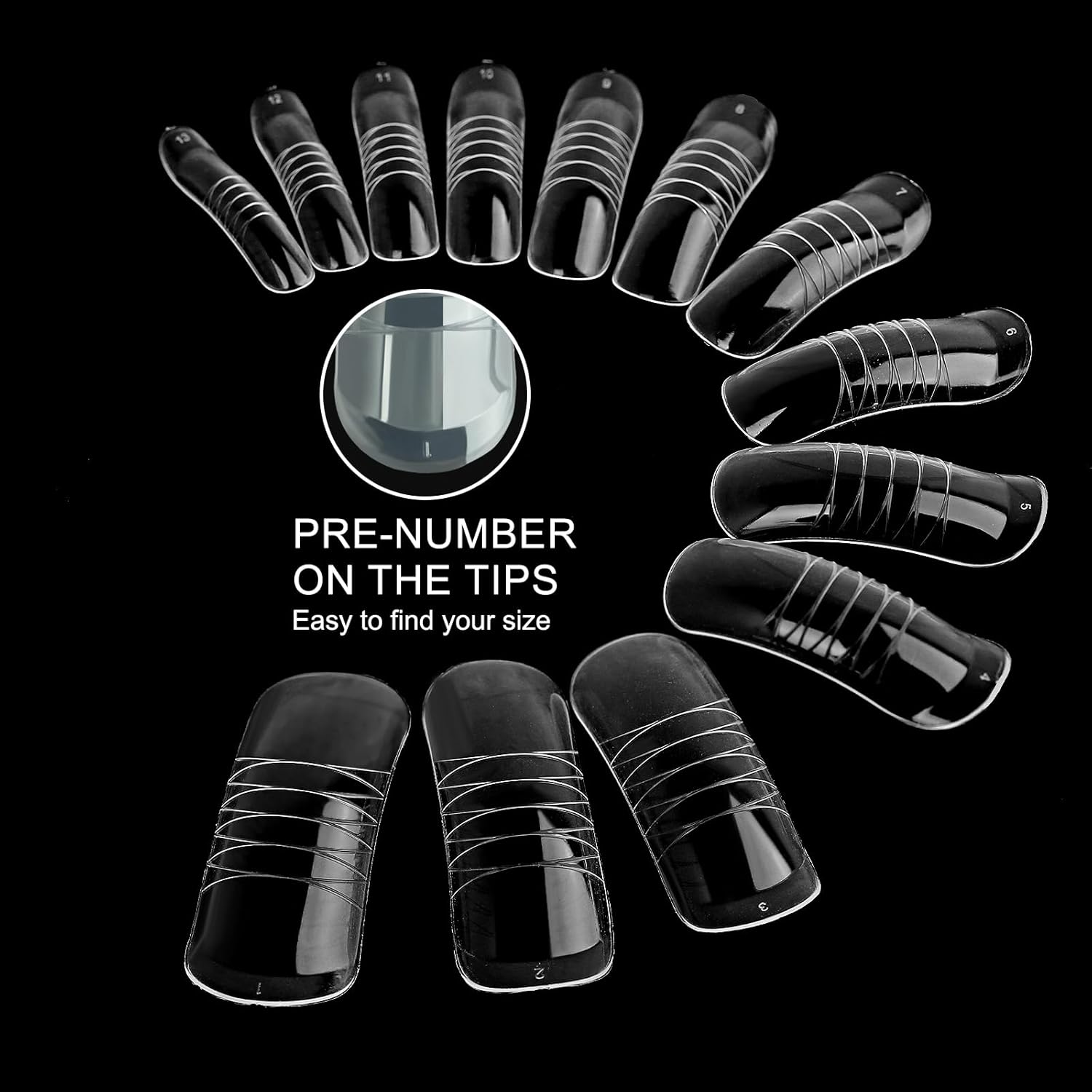 140Pcs Dual Nail Forms,Upturned Extension Poly nail gel Nail Forms Full Cover Reusable Nail Molds 14 Sizes for Nail Art Design Salon&DIY-GlimoraGlow