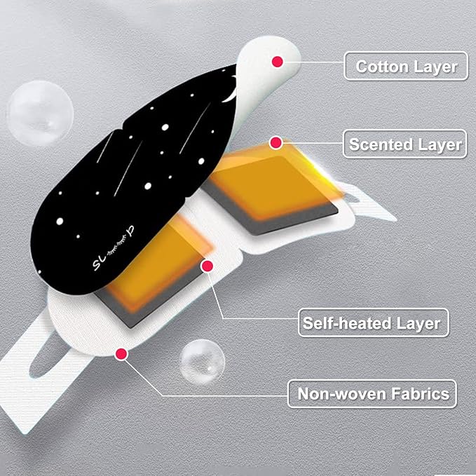 15PCS Steam Eye Mask, No Scent, Self-Heating Eye Mask, Eye SPA Mask, Relieve Eye Strain Fatique, Dark Circles, Puffiness(15pcs)-GlimoraGlow