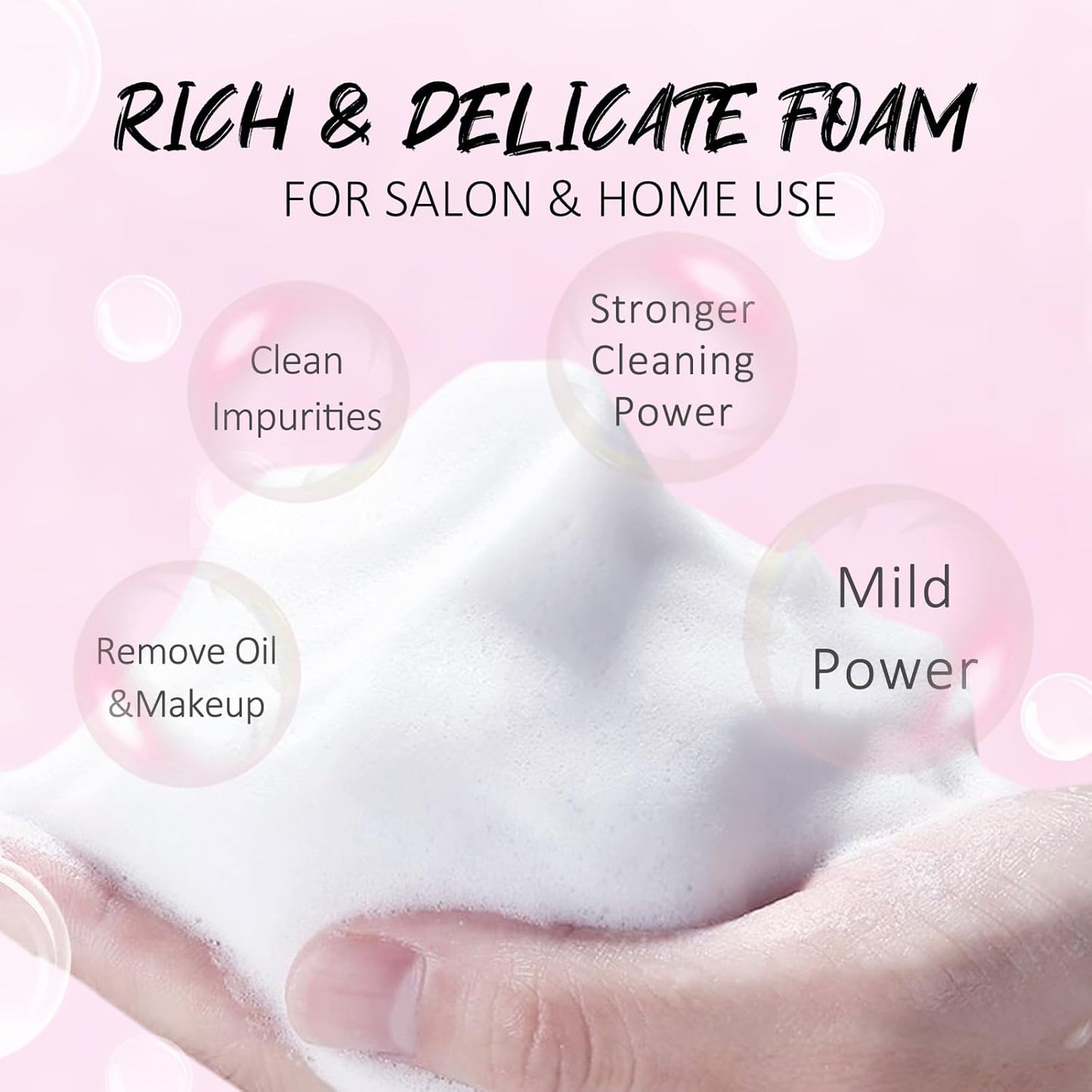 EMEDA Lash Shampoo Kit 2.02 fl oz Lash Cleaning Kit with Rechargeable Fan Dryer/Brush/Rinse Bottle, Oil-free Cleanser Wash for Extensions & Clusters & Natural Lashes, Cleaner for Eyelash Care(Black)-GlimoraGlow