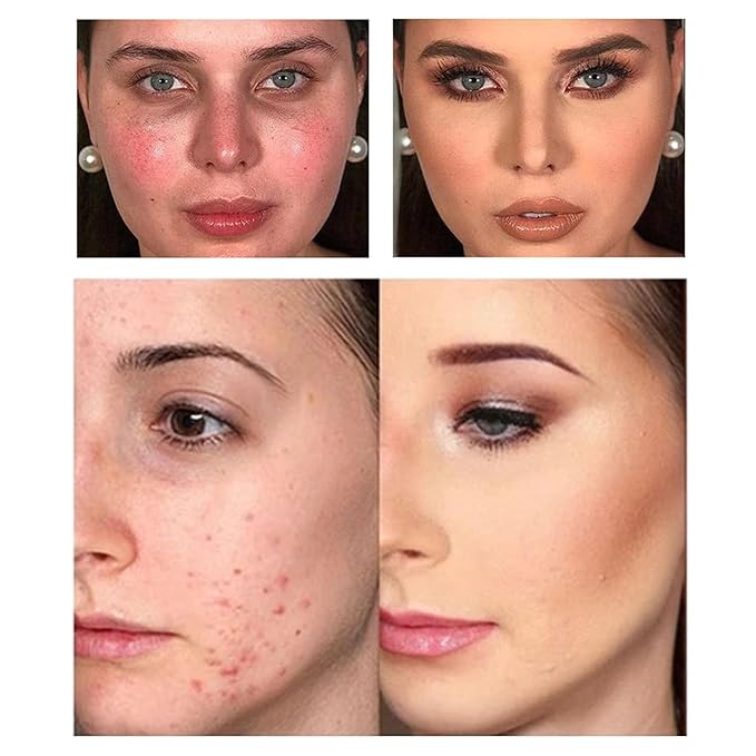 12 Color Concealer Palette & 12 Colors Blush Palette,Full Coverage Makeup,Corrector for Under Eye Dark Circles and Highlight Blush Palette Face Cosmetics Makeup-GlimoraGlow