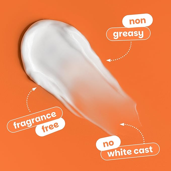 Prebiotic Mineral Sunscreen SPF 50 for Kids & Baby, Face & Body Sun Protection, Reef Safe, Non-Toxic Zinc Oxide Broad Spectrum, Water-Resistant, No White Cast, Travel Size 1.7oz-GlimoraGlow