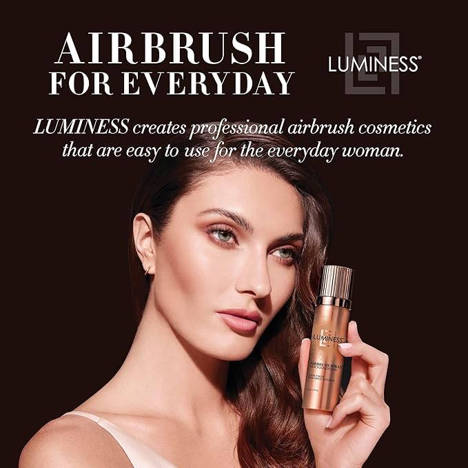 LUMINESS Dual-Sided Angled Buffing Brush - Cruelty-Free Synthetic Bristles Ideal for Foundation & Primer - Soft Fibers Gives Silky Touch on Skin & Creates Flawless Base with Perfect Finish-GlimoraGlow