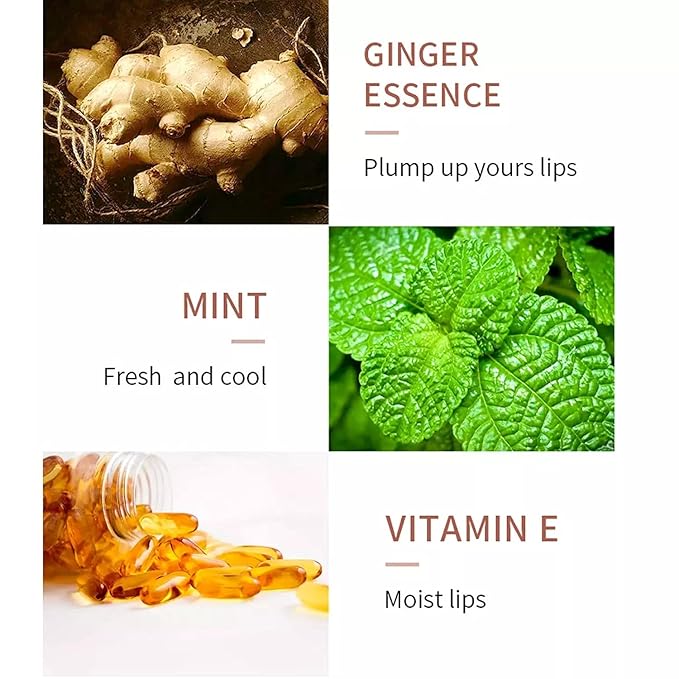 2 Pcs Lip Plumper, Natural Lip Plumper and Lip Care Serum,Lip Plumper set (Day& Night)-GlimoraGlow