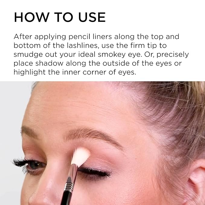 Sigma Beauty Professional E35 Tapered Blending Brush – Professional Eyeshadow Brush for Precision Eyeshadow Blending, Softens Dramatic Edges & Harsh Lines for a Well Blended Effect (1 Brush)-GlimoraGlow