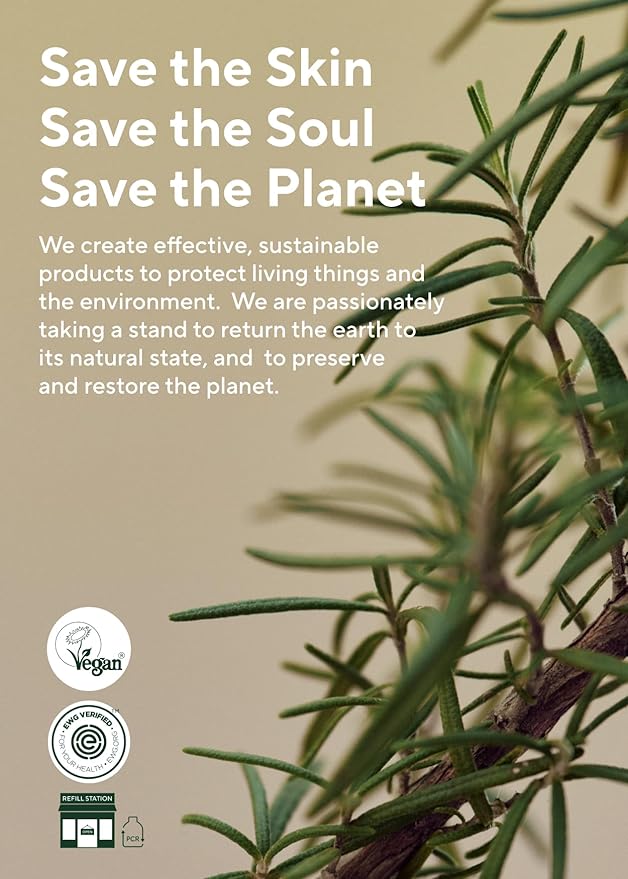 AROMATICA Vitalizing Rosemary Firming Ampoule Serum 30ml - Skin Revitalizing Retinol Serum for Face, Moisturizing & Strengthening Skin Barrier-GlimoraGlow