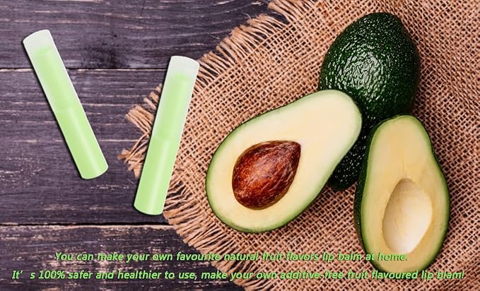 0.14oz Empty Flavored Lip Balm Container Tubes Plastic Homemade Moisturizing Lip Stick with Caps Bulk Fit for Women Adult DIY Making Supplies, 25 Count (Green)-GlimoraGlow