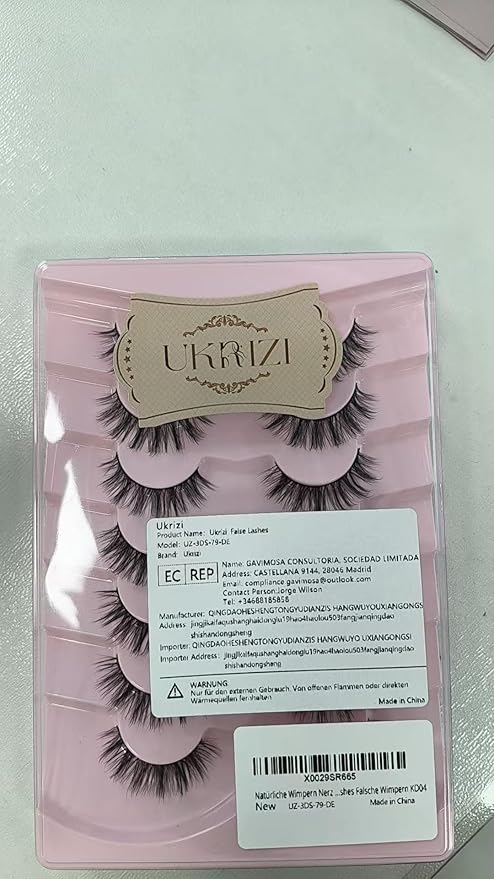 Natural Lashes Mink Natural Eyelashes False Eyelashes Natural Look False Lashes Wispy Eye Lashes Cat Eyelashes Fake Lashes KD02-GlimoraGlow